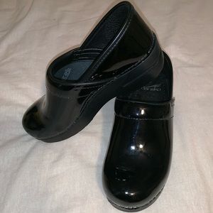 Dansko Patent Leather Cloggs